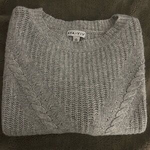 Ava and Viv sweater with nice stitching detail